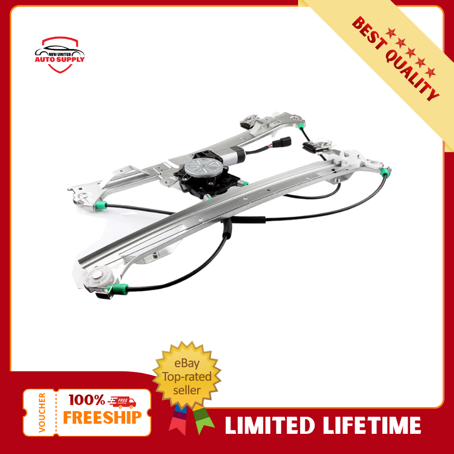 Front Left Power Window Regulator w Motor fits 02-09 GMC Isuzu Buick