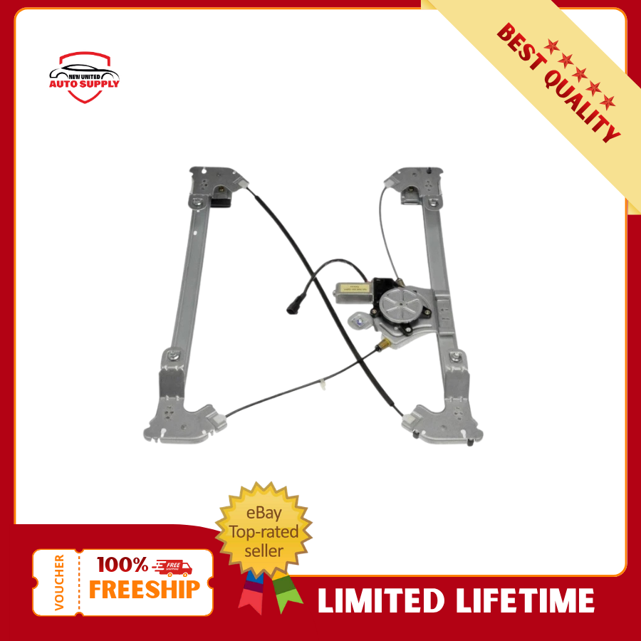 Rear Left Power Window Regulator w Motor for 04-08 Ford F-150