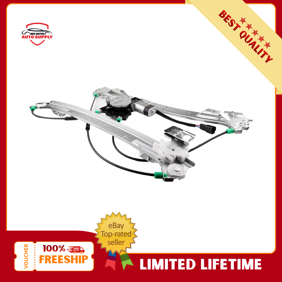 Front Left Power Window Regulator w Motor fits 02-09 GMC Isuzu Buick